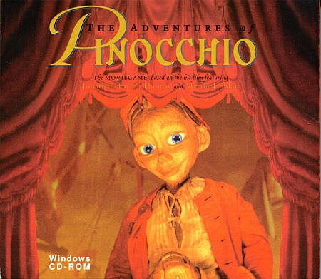 The Adventures of Pinocchio PC Game CD ROM New  